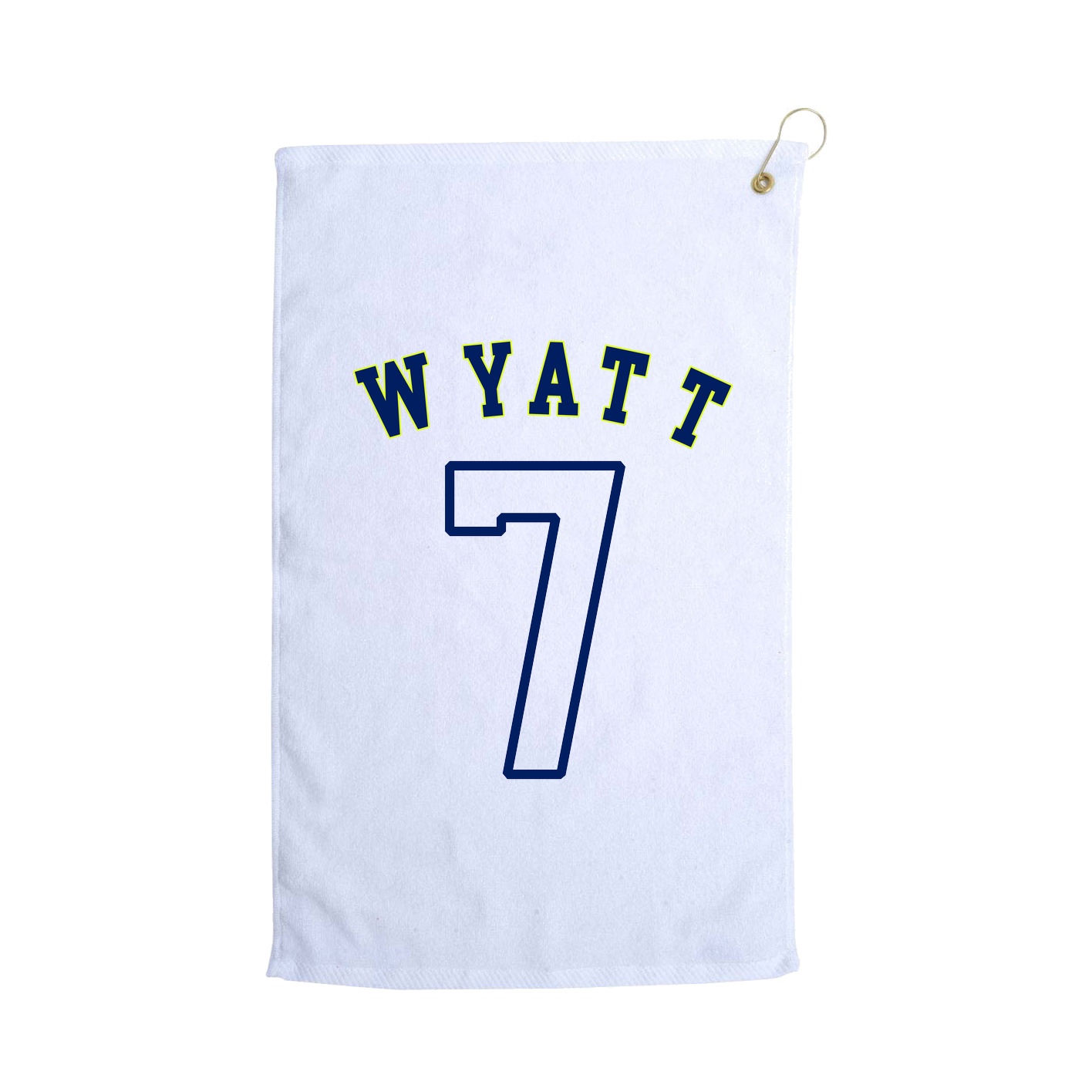 Golf Towel — Shirsey Arch in White