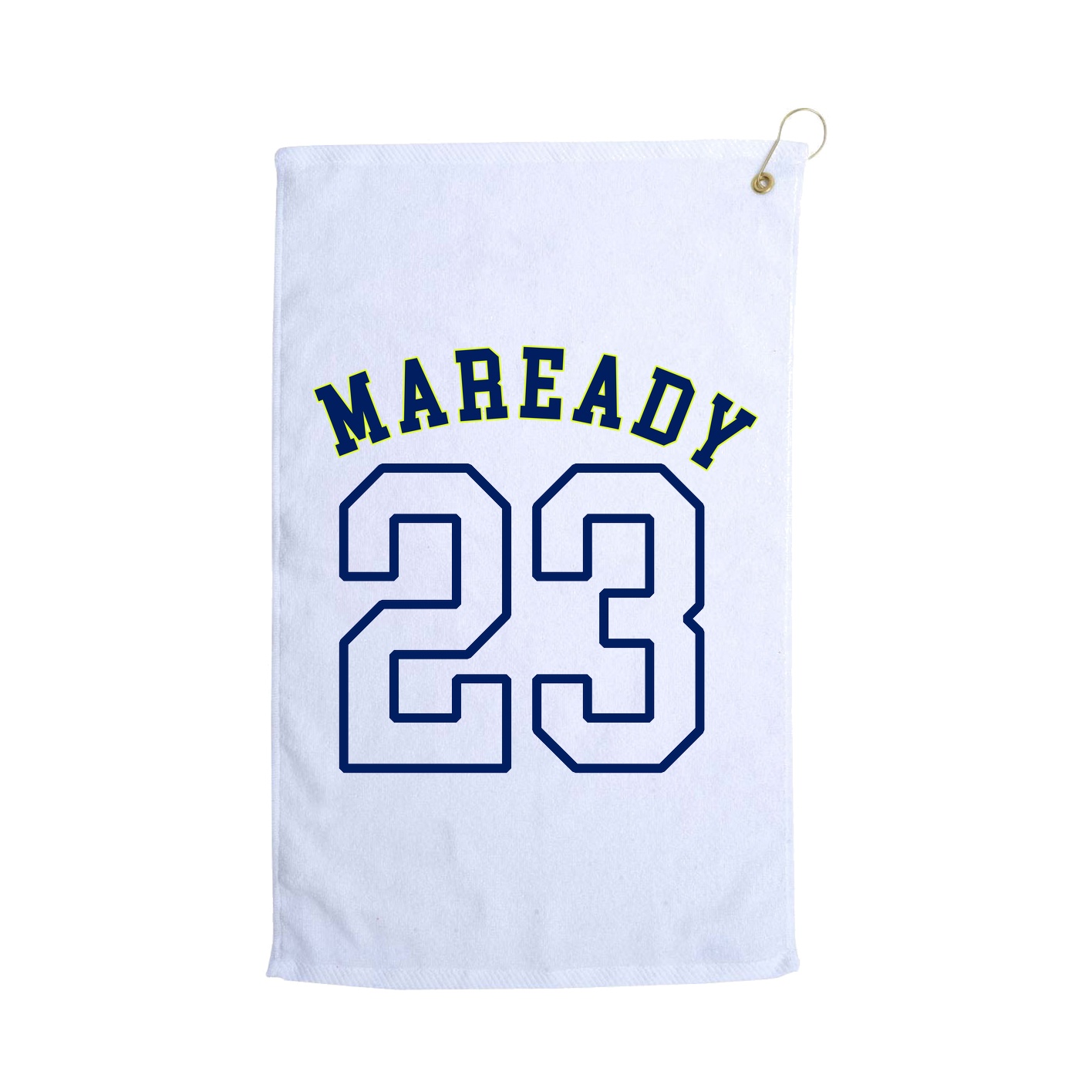 Golf Towel — Shirsey Arch in White
