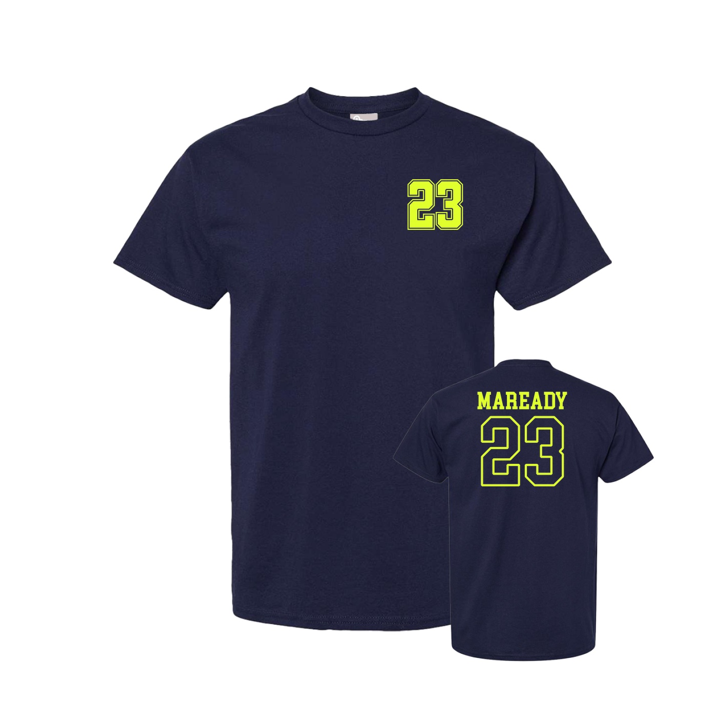 Tee — Chest Back in Navy
