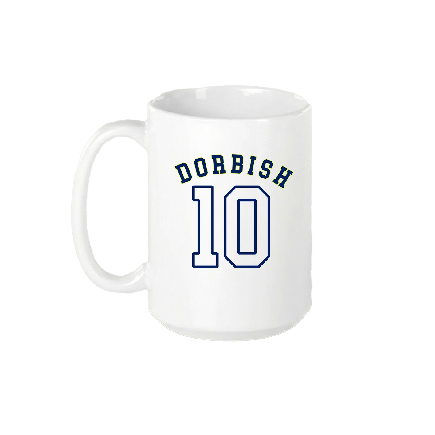 15oz Coffee Mug — Shirsey Arch in White