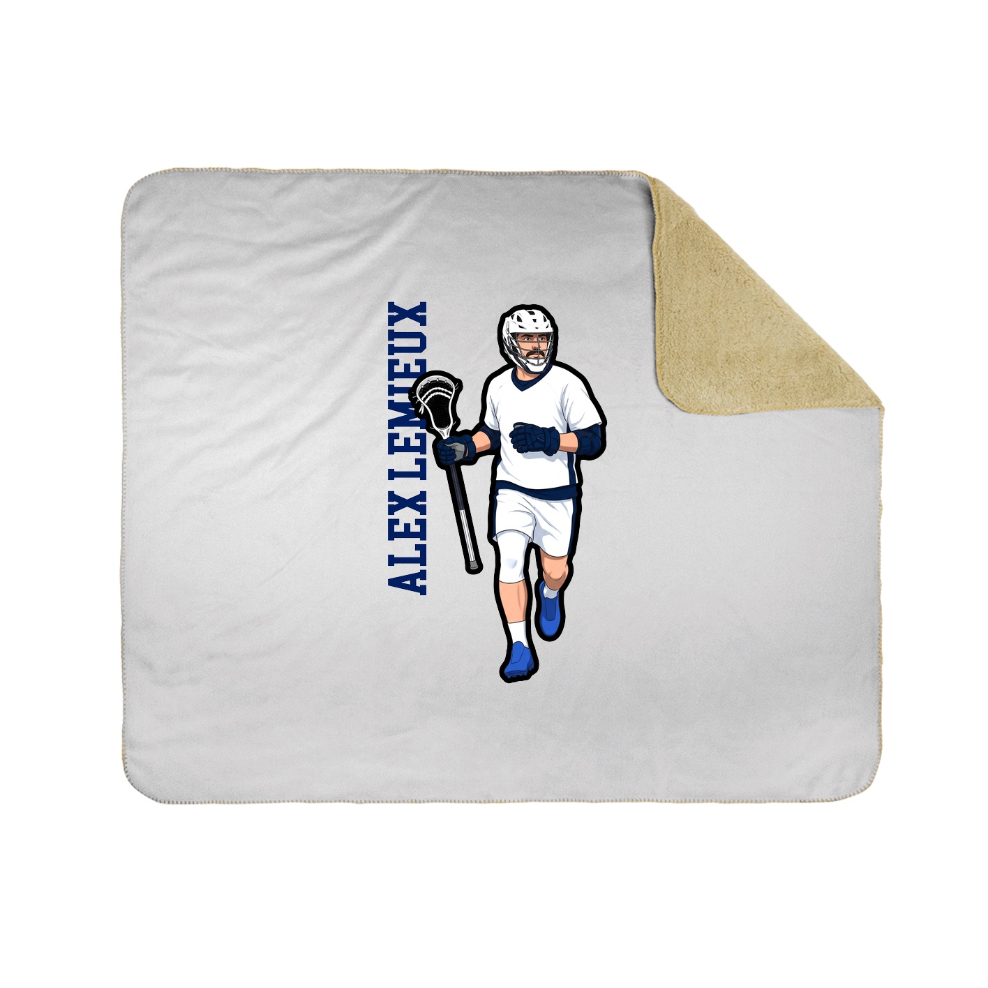 50x60 Sherpa Lined Throw Blanket