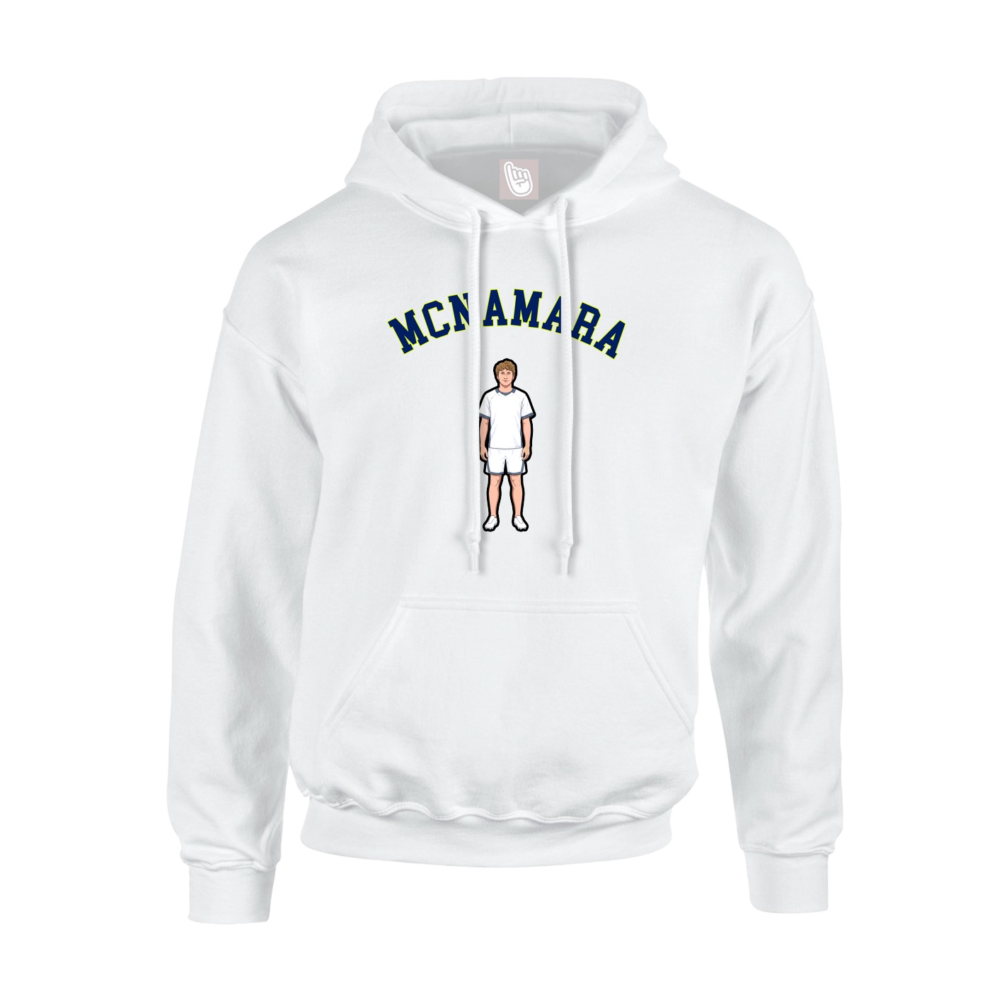 Youth Hoodie — Shirsey Arch in White