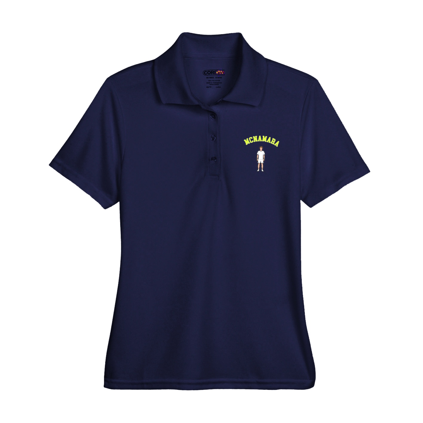 Womens Performance Polo — Shirsey Arch in Navy
