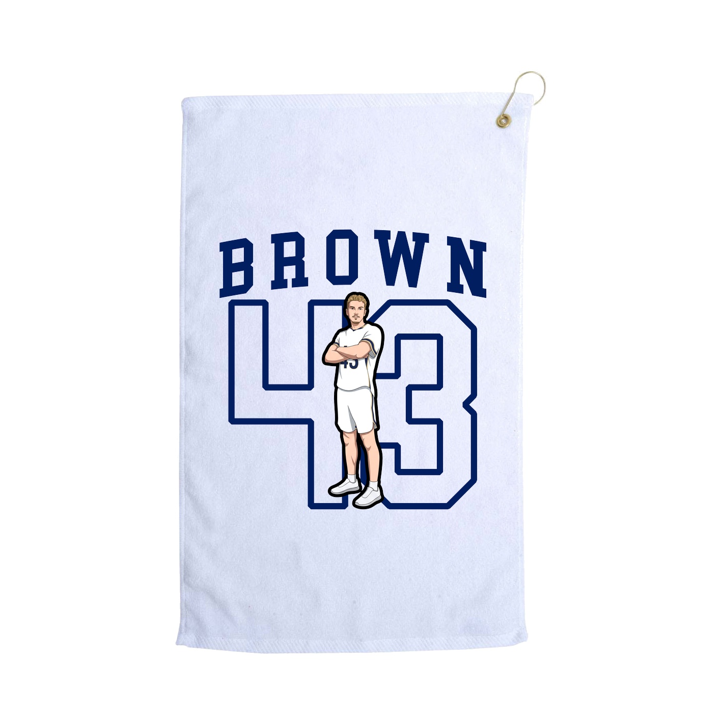 Golf Towel — Shirsey in White