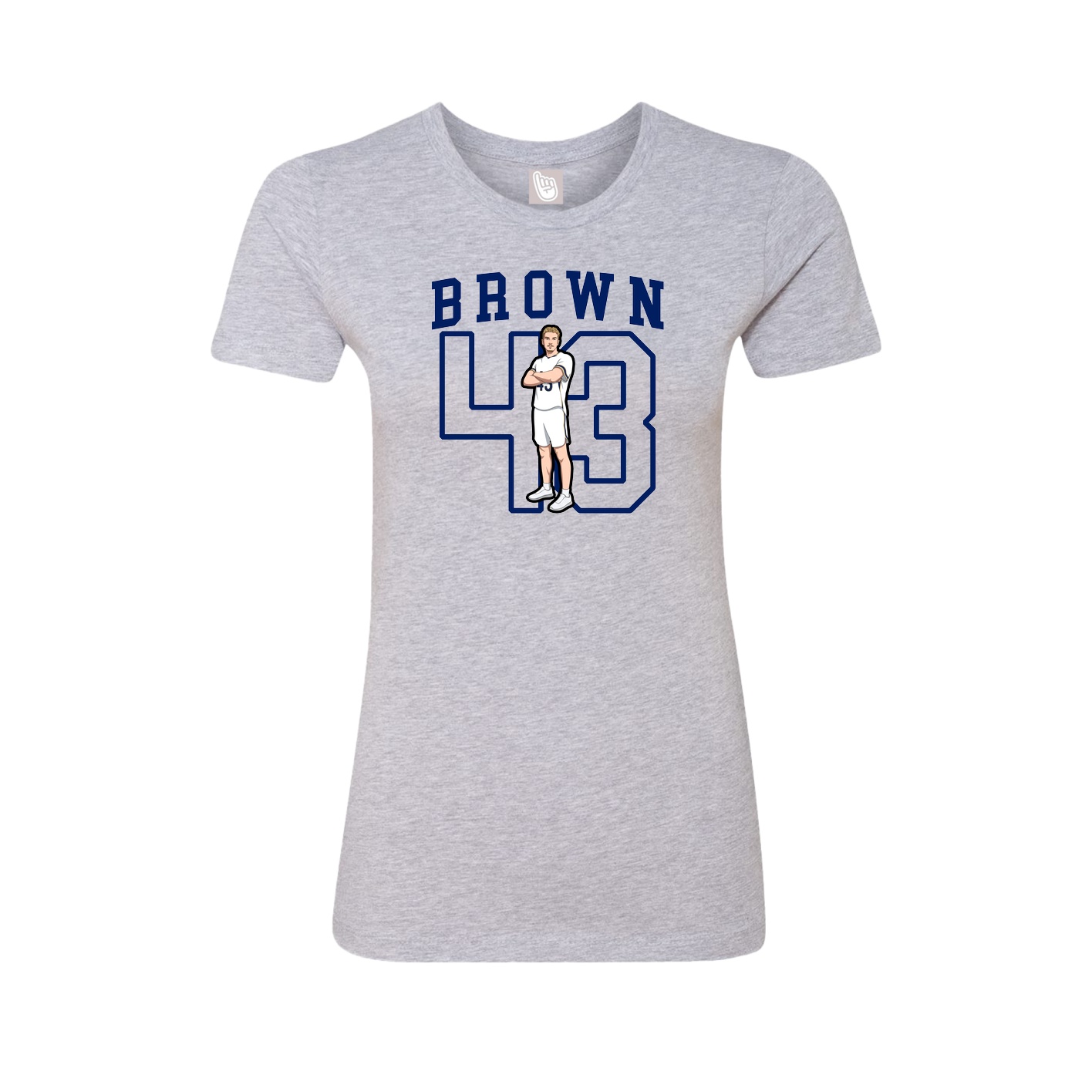 Fitted Women's Tee — Shirsey in Grey