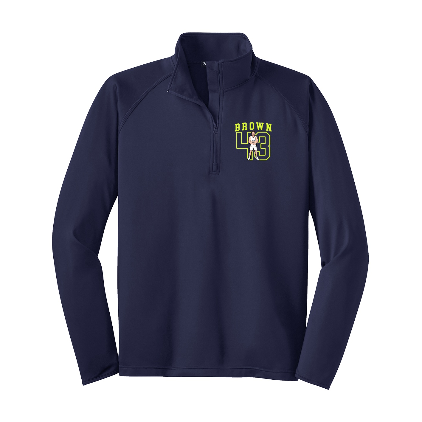Q-Zip Pullover — Shirsey in Navy