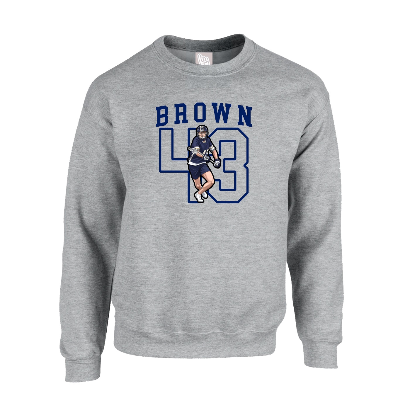 Fleece Crew — Shirsey in Grey