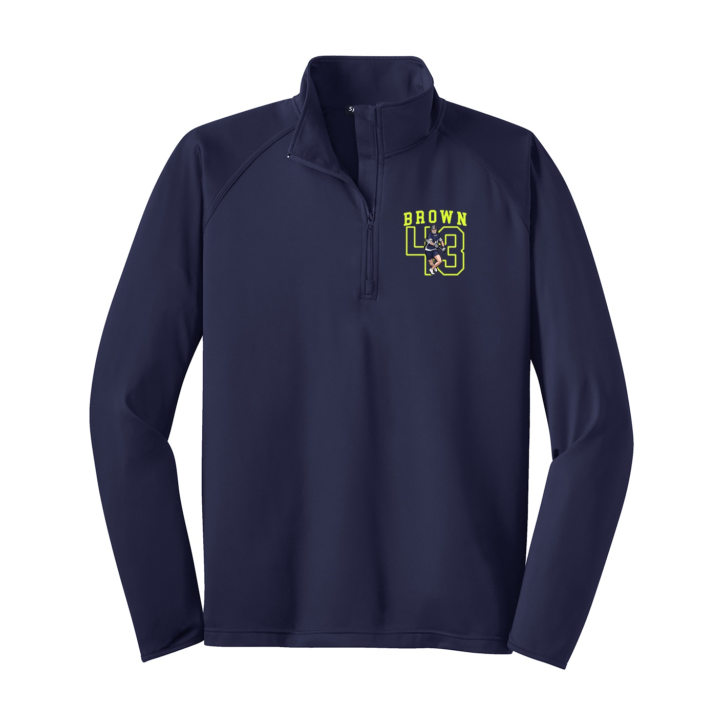 Q-Zip Pullover — Shirsey in Navy
