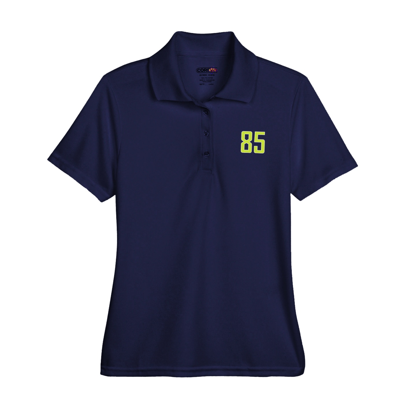 Womens Performance Polo — Front Shirsy in Navy