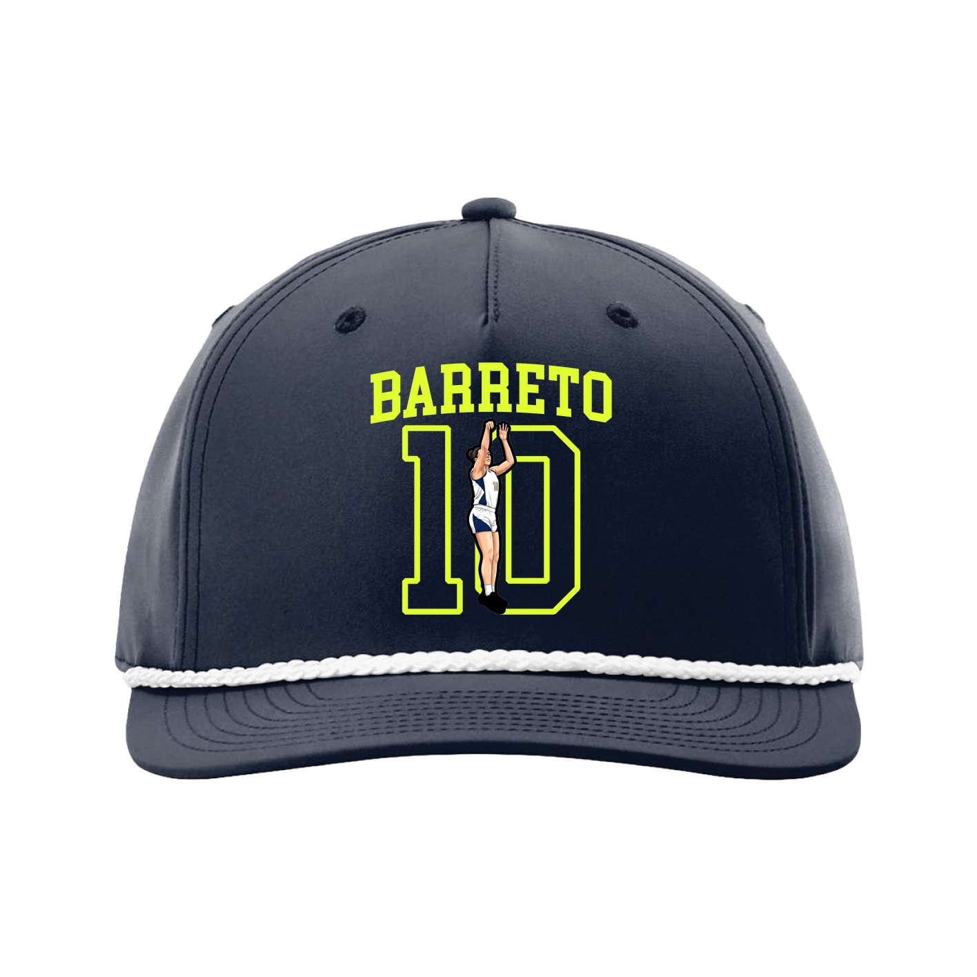 Five-Panel Classic Rope Cap — Shirsey in Navy