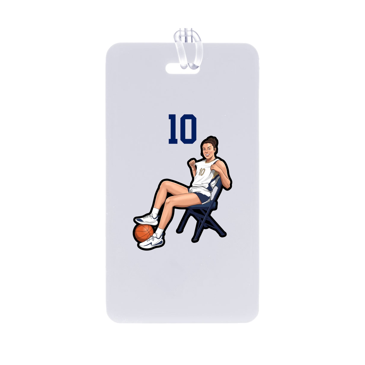 Bag Tag — Number Top in Classic