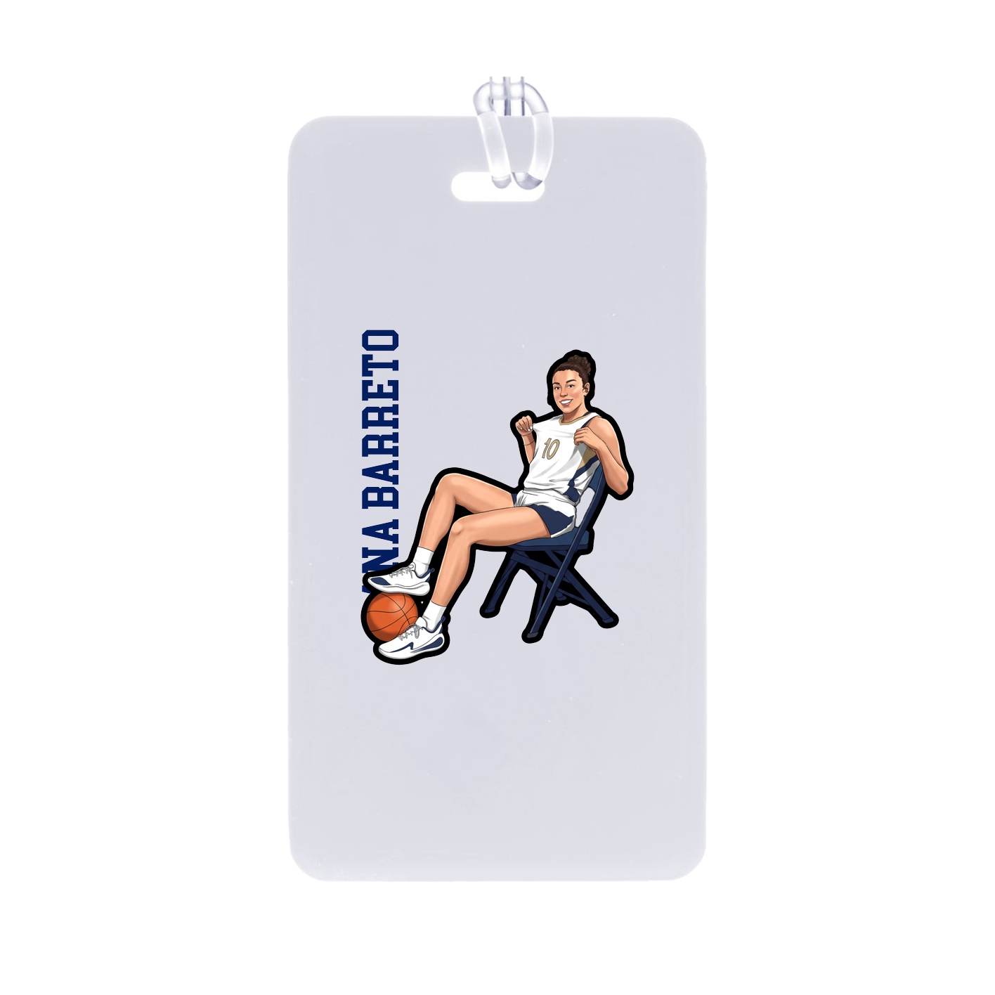 Bag Tag — Name Vertical in Classic