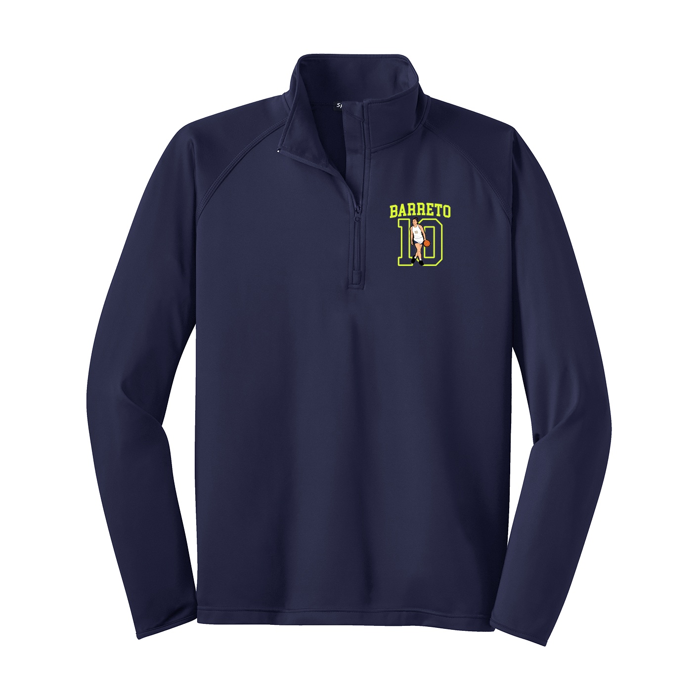 Q-Zip Pullover — Shirsey in Navy