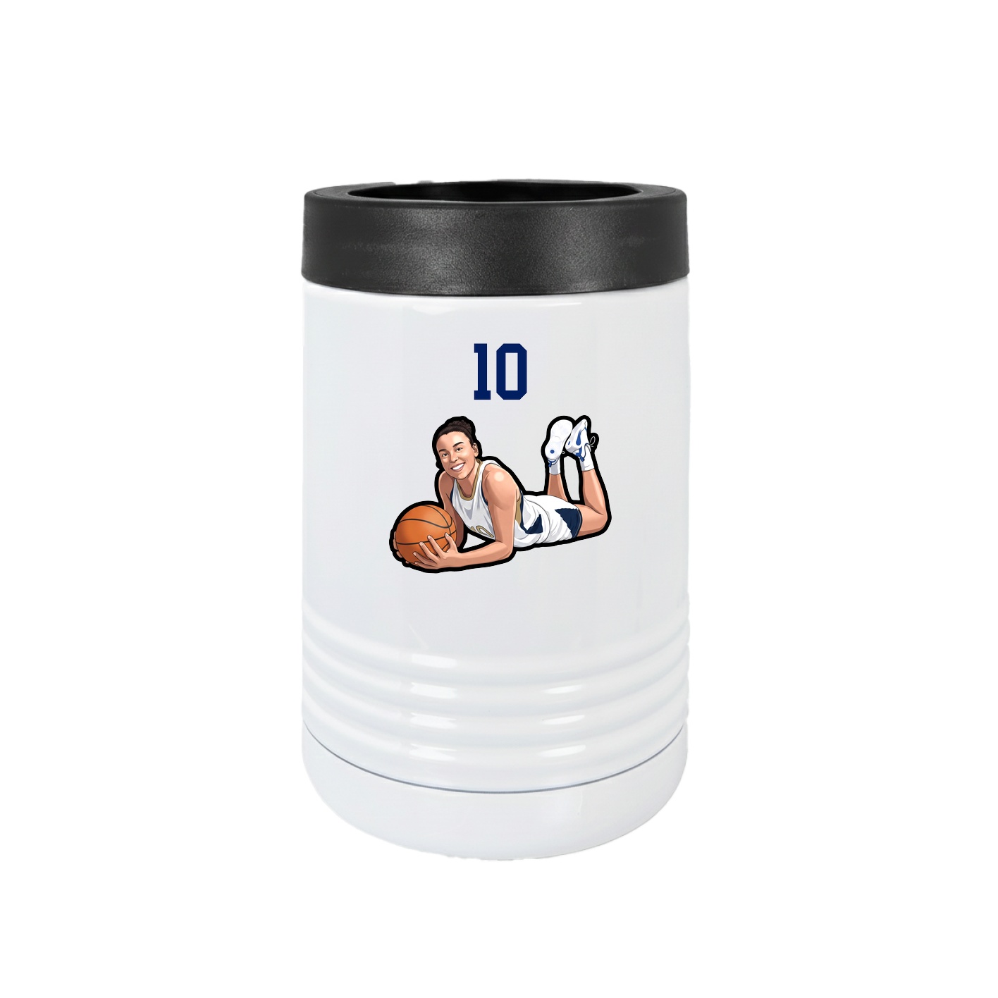 Beverage Holder — Number Top in White