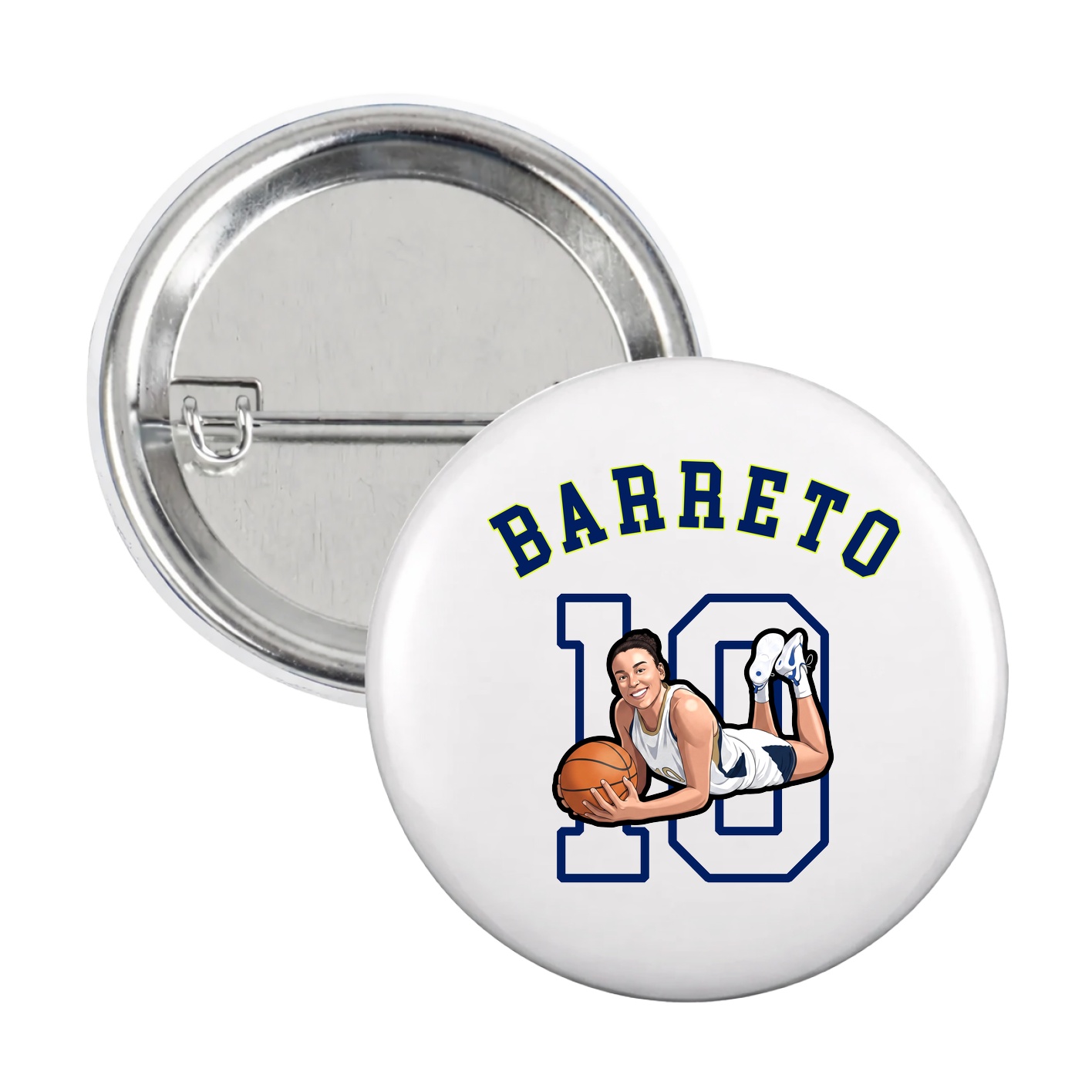 Game Day Button — Shirsey Arch in White