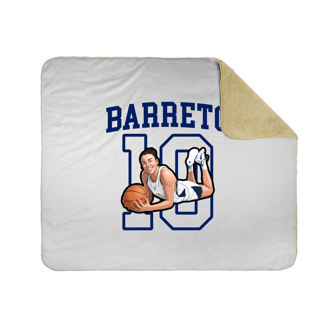 Throw Blanket — Shirsey in White
