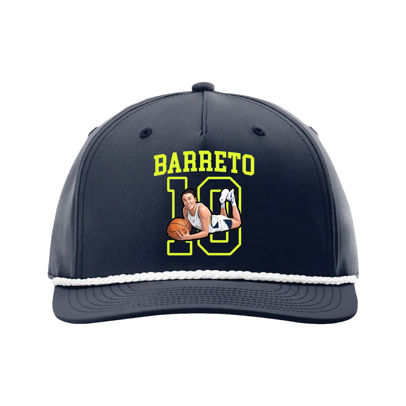 Five-Panel Classic Rope Cap — Shirsey in Navy