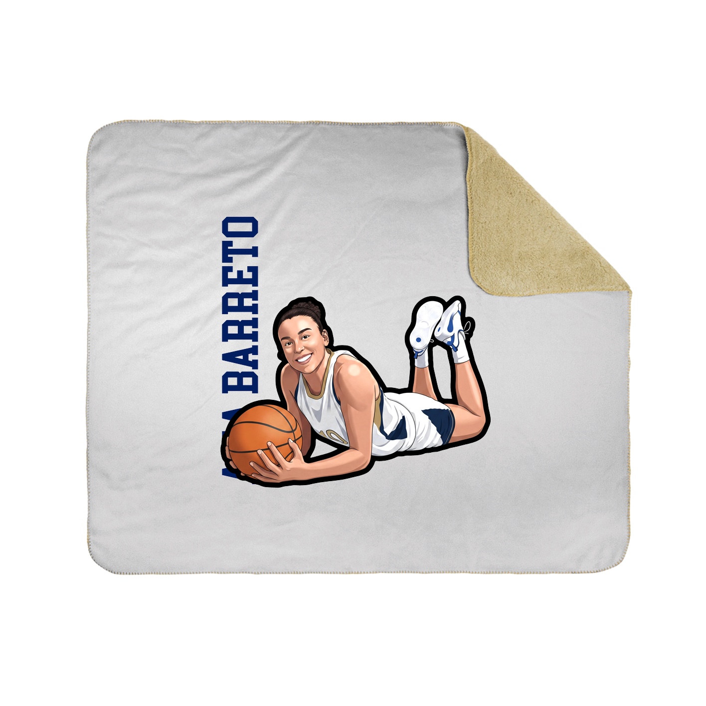 50x60 Sherpa Lined Throw Blanket