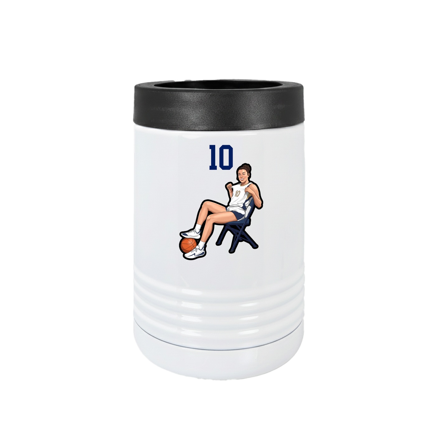 Beverage Holder — Number Top in White