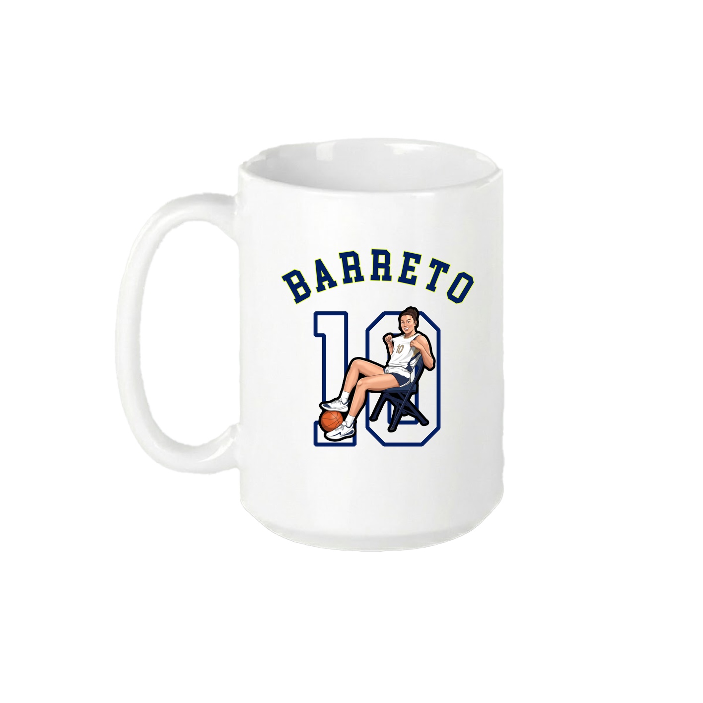 15oz Coffee Mug — Shirsey Arch in White