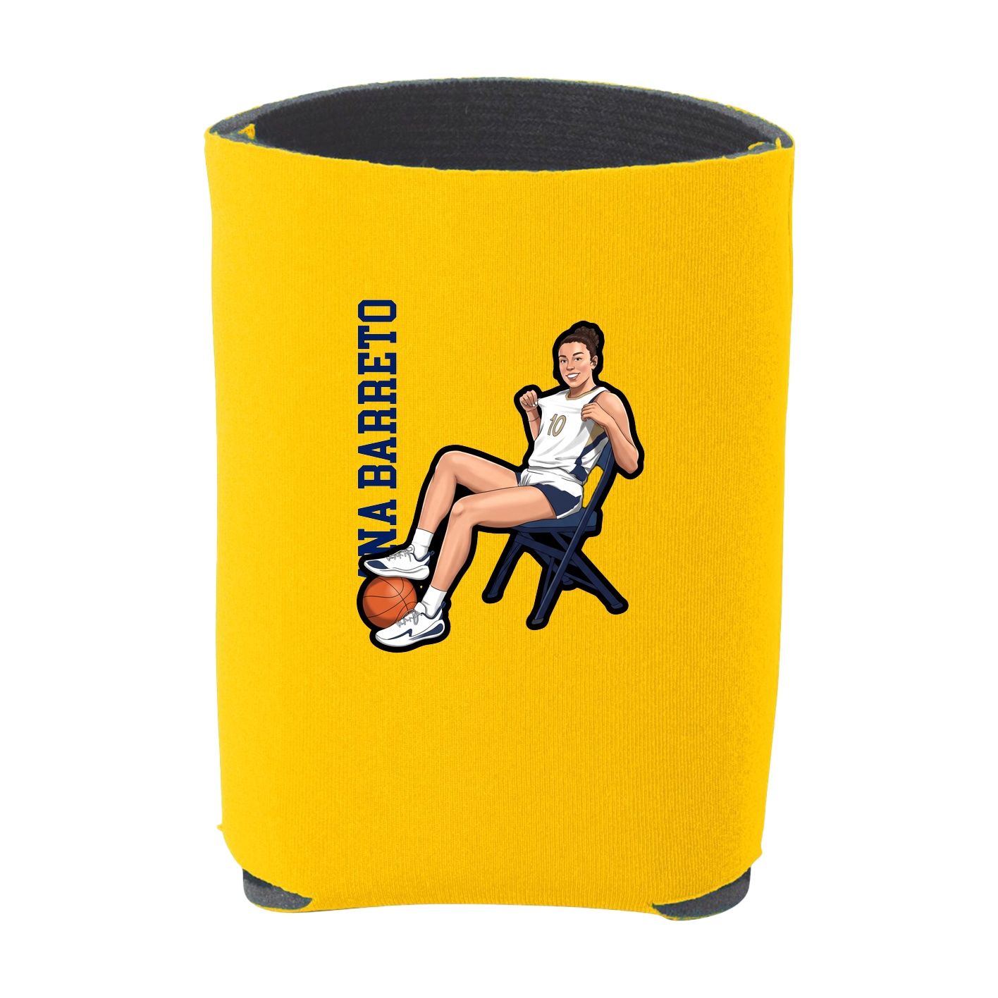 Can Holder — Name Vertical in Yellow