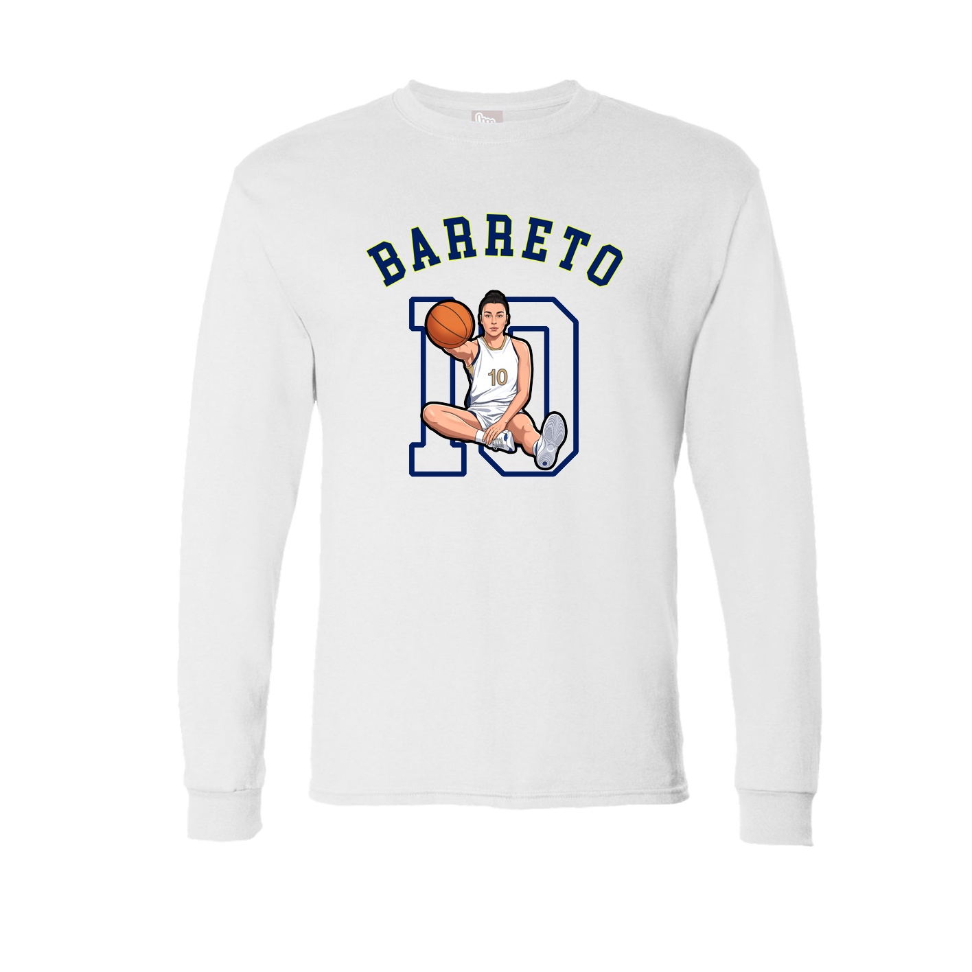Long Sleeve Tee — Shirsey Arch in White