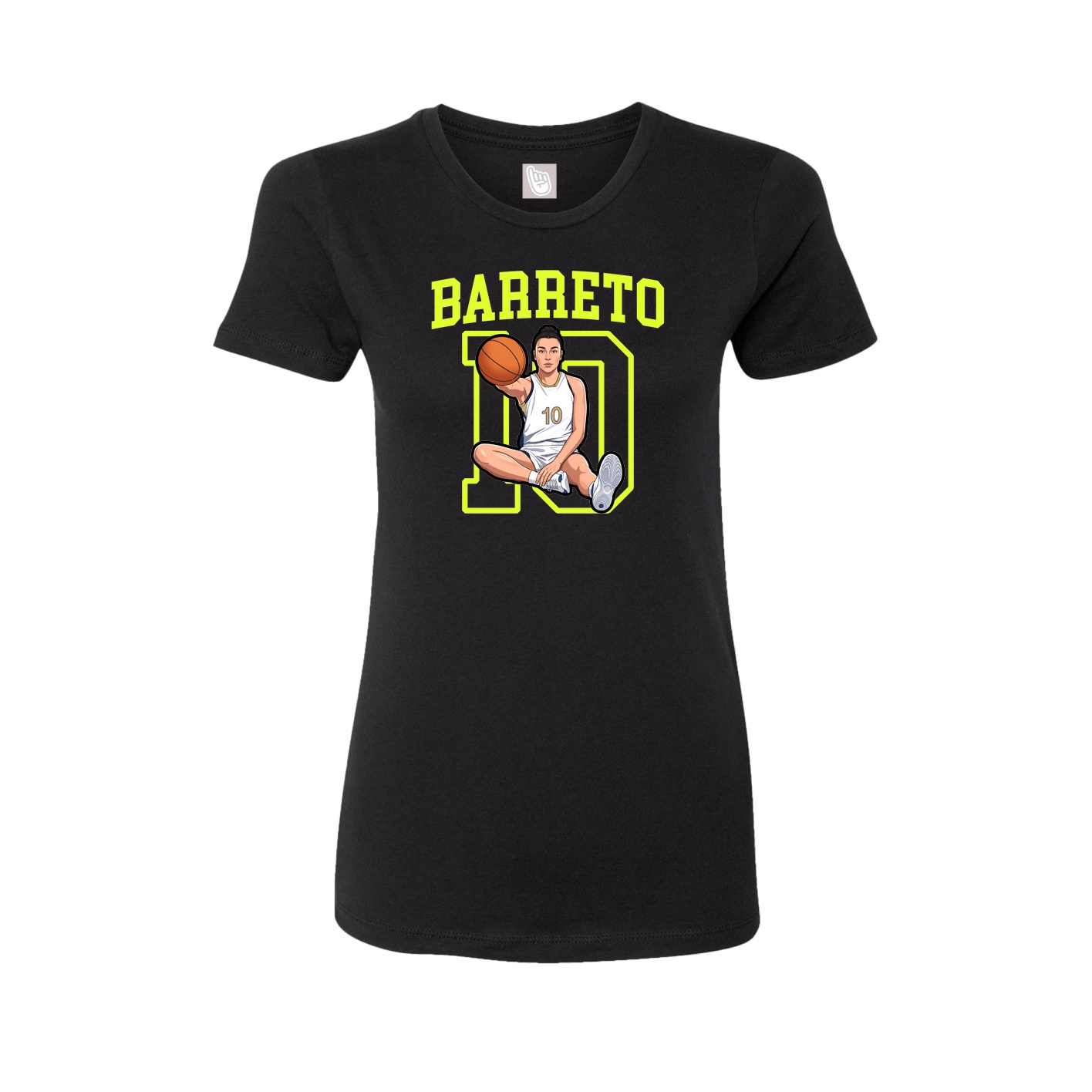 Fitted Women's Tee — Shirsey in Black