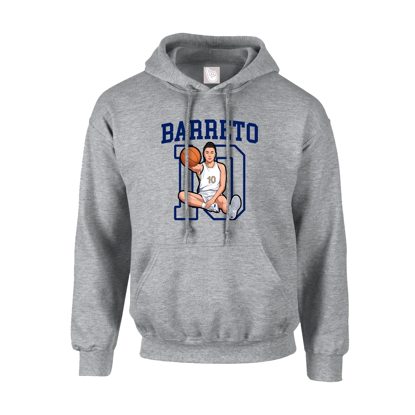 Hoodie — Shirsey in Grey