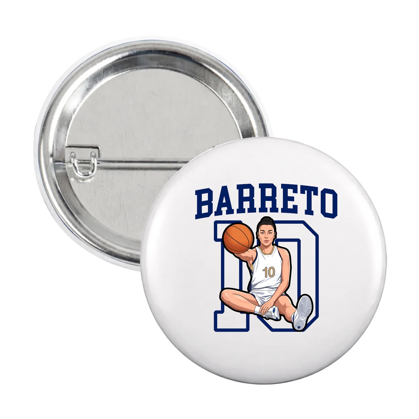 Game Day Button — Shirsey in White