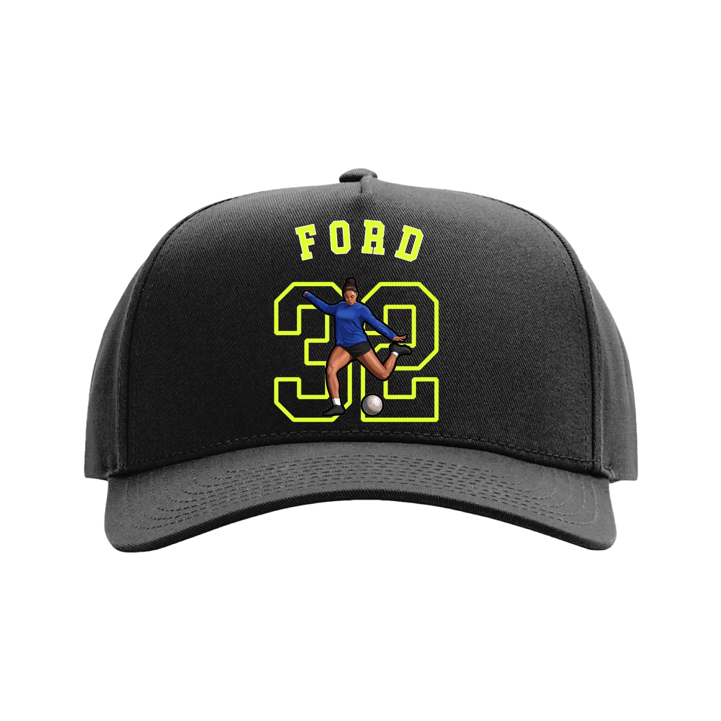 Full Fabric Five-Panel Champ Cap