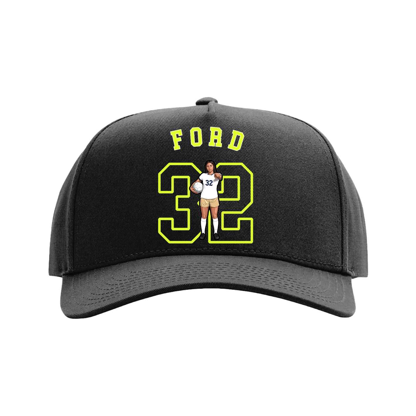 Full Fabric Five-Panel Champ Cap