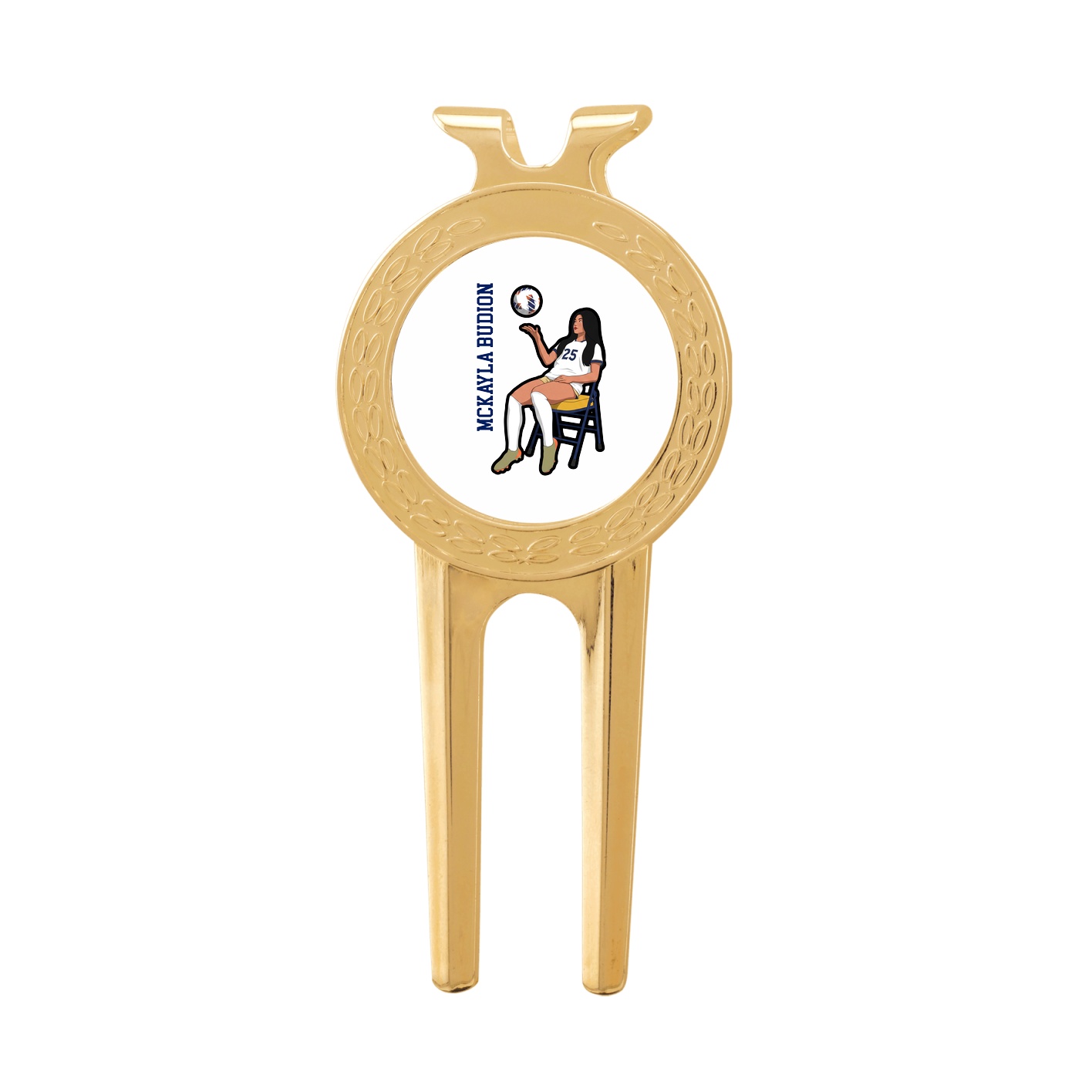 Divot Tool with Ball Marker — Name Vertical in Classic