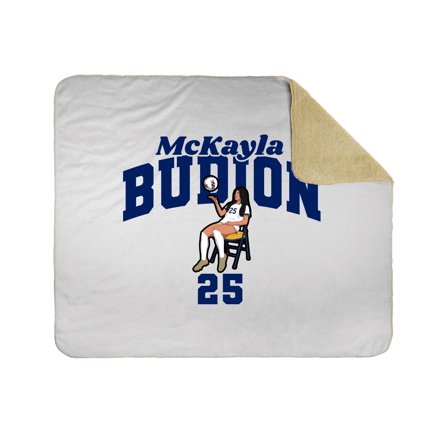 Throw Blanket — Signature Arch in White