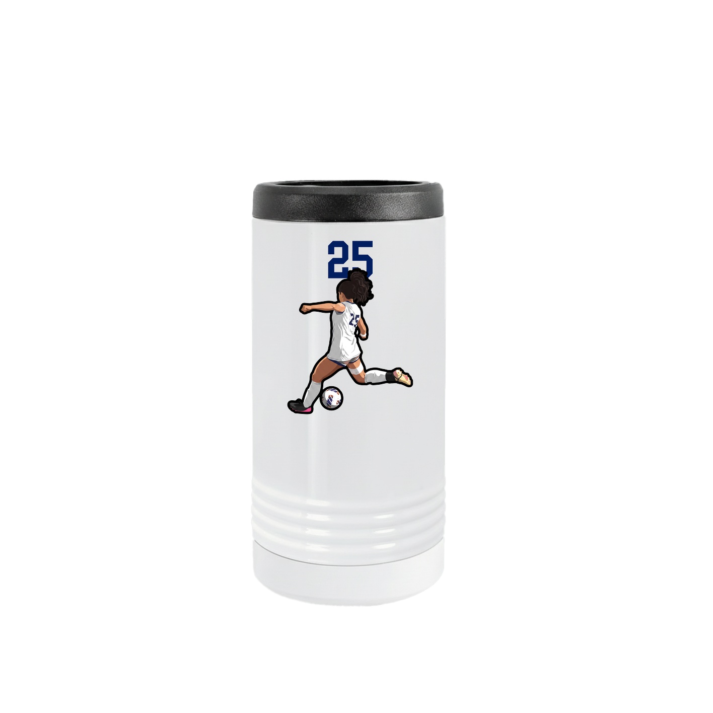 Slim Beverage Holder — Number Top in White