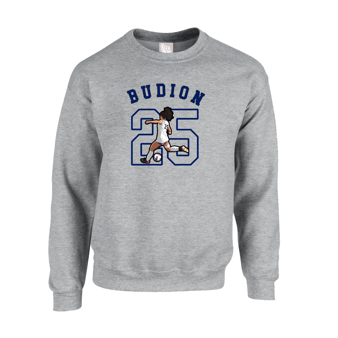 Fleece Crew — Shirsey Arch in Grey