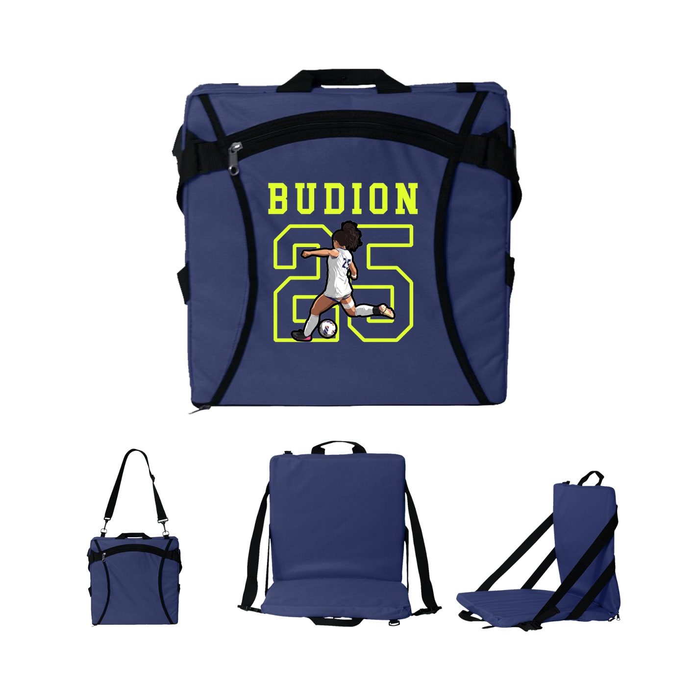 Folding Stadium Seat — Shirsey in Navy