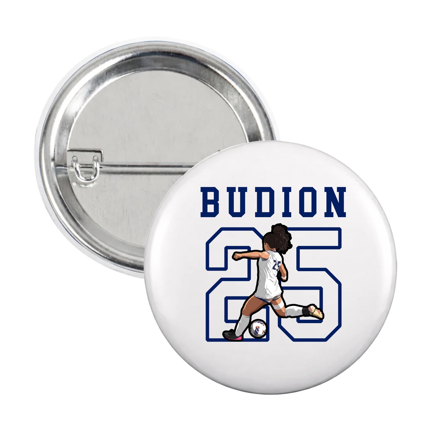 Game Day Button — Shirsey in White