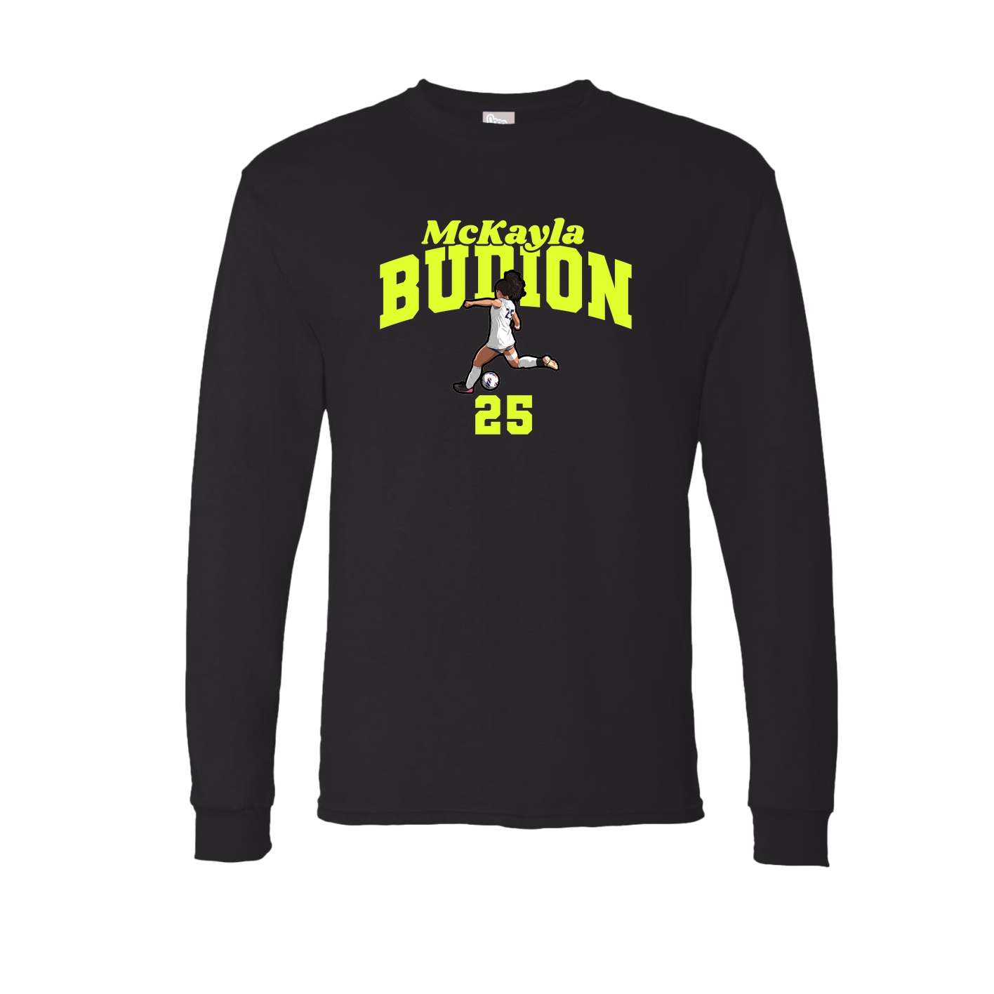 Long Sleeve Tee — Signature Arch in Black