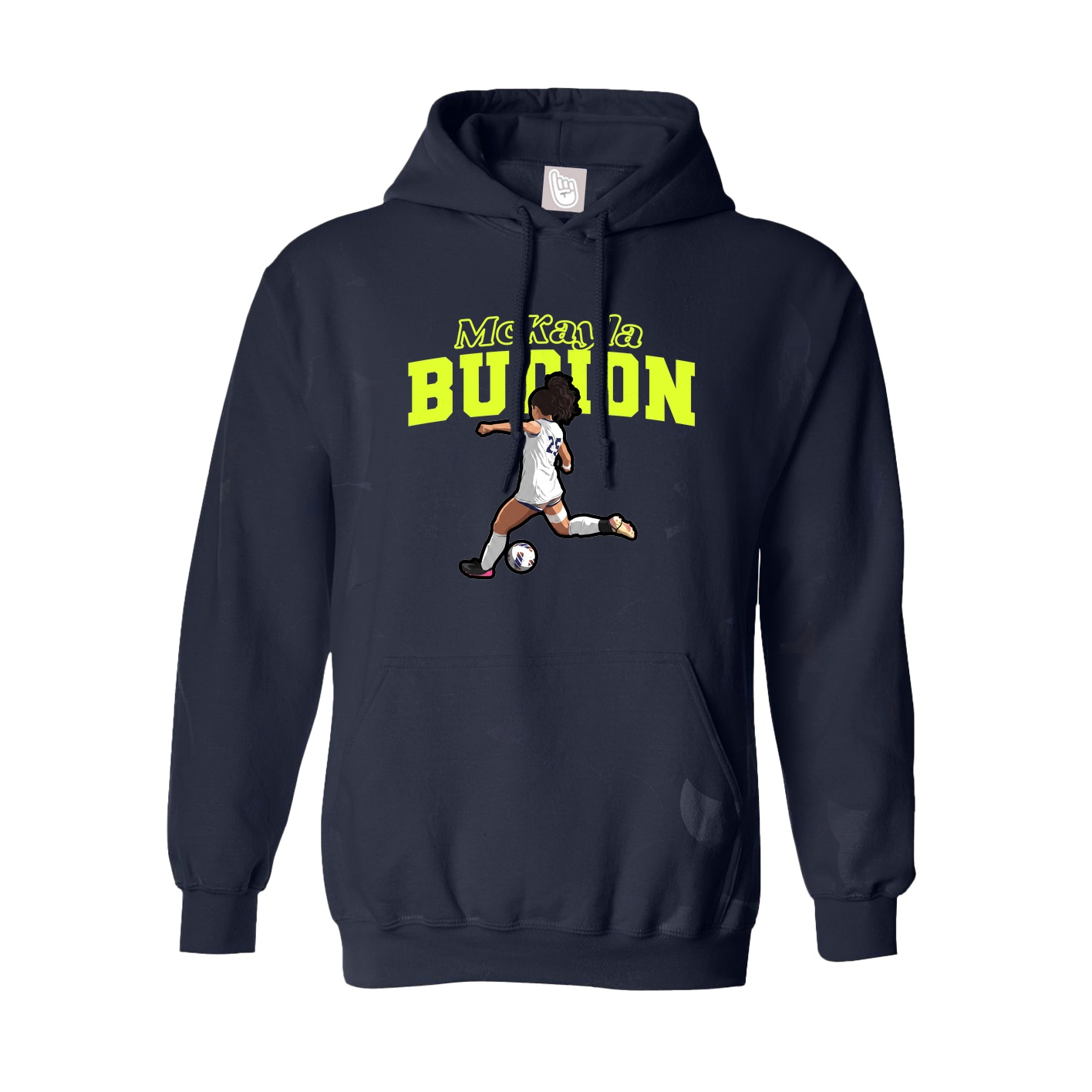 Hoodie — Name Arch in Navy