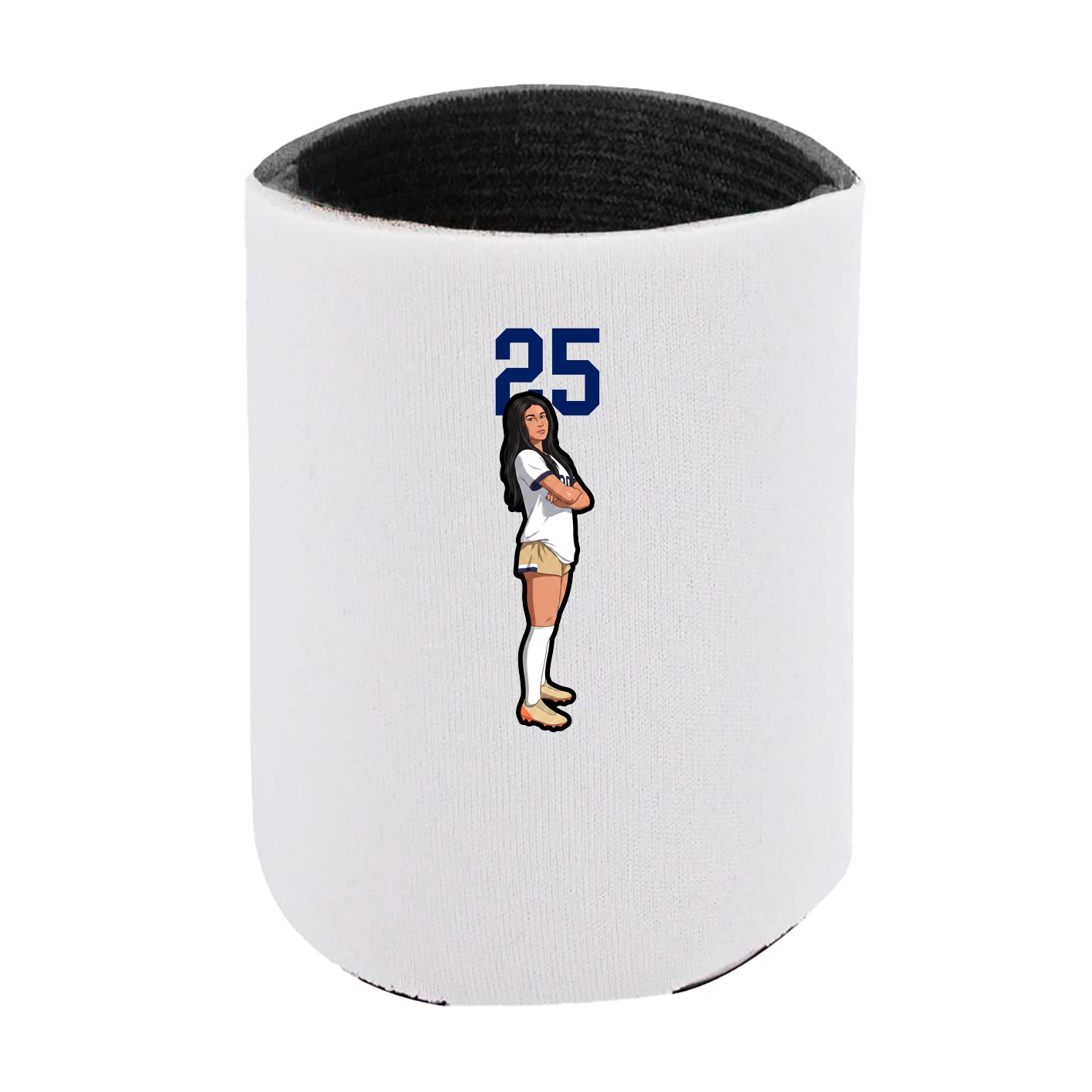 Can Holder — Number Top in White
