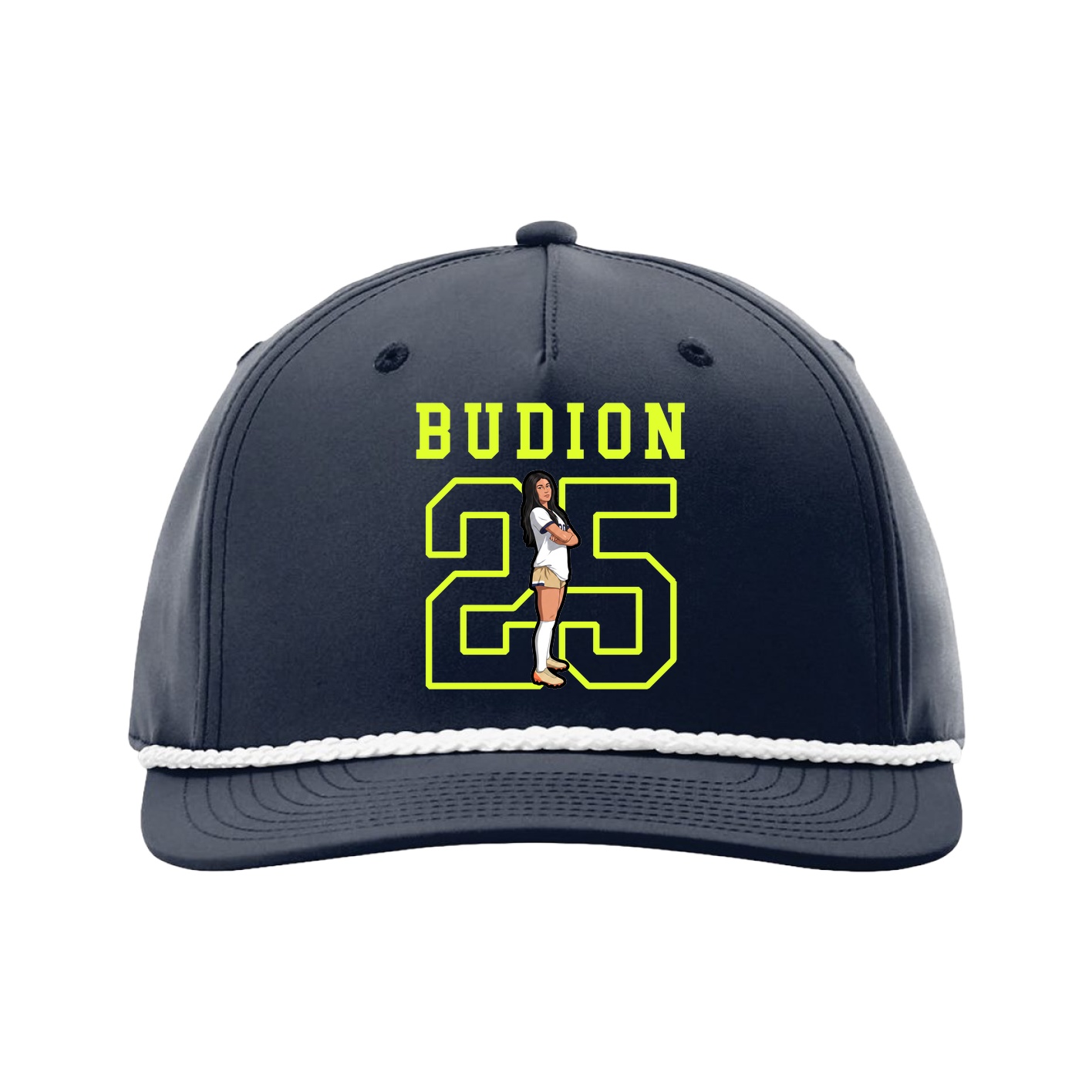 Five-Panel Classic Rope Cap — Shirsey in Navy