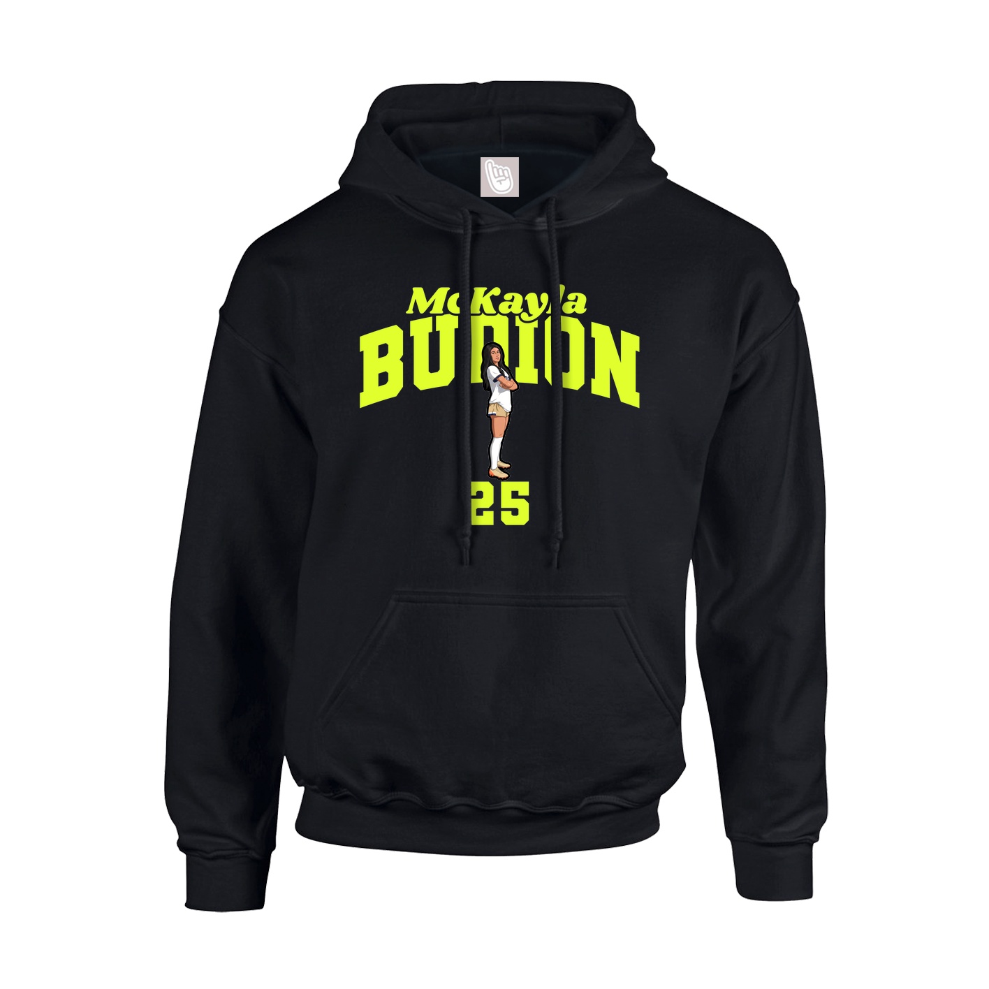Youth Hoodie — Signature Arch in Black