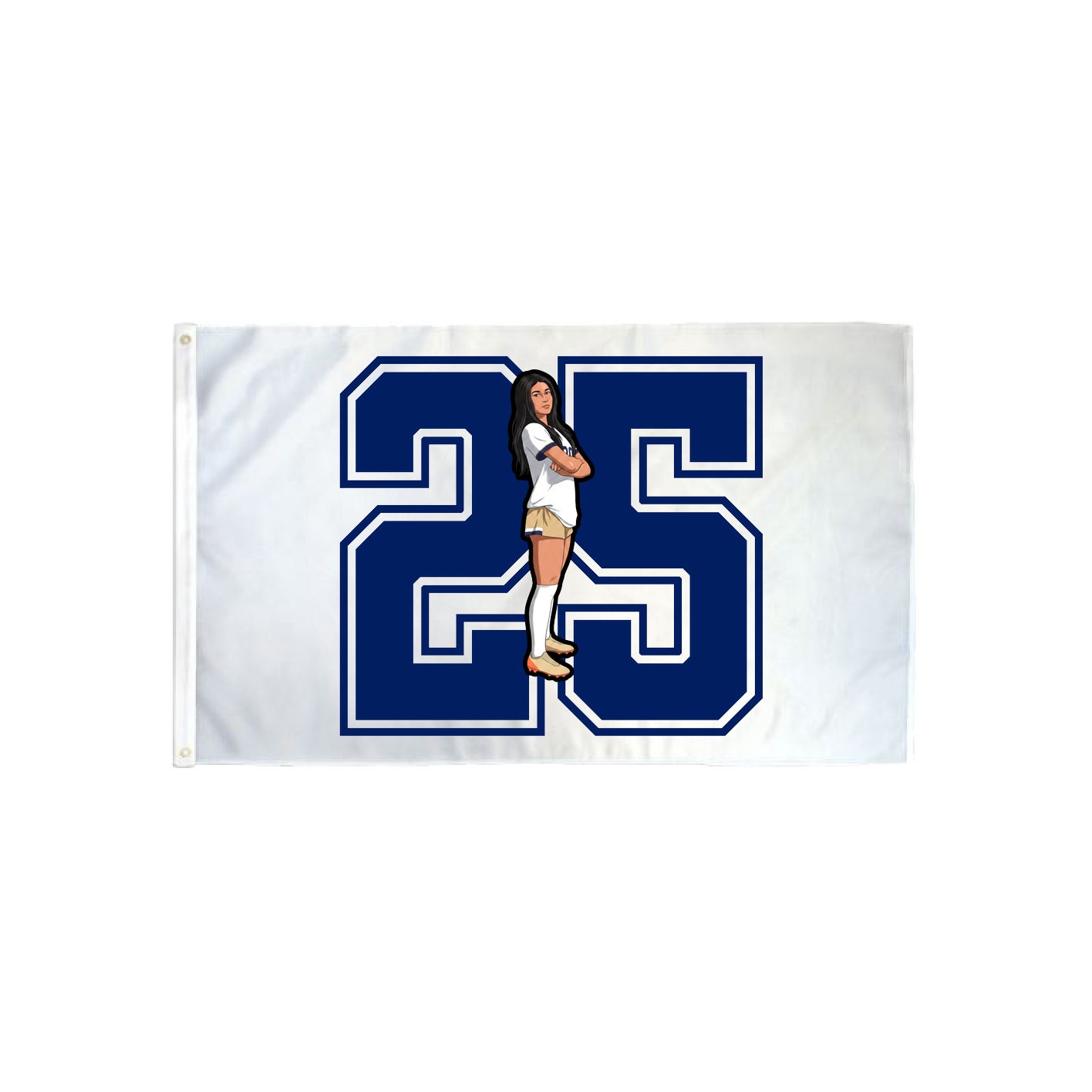 3x5 Flag — Number in Classic