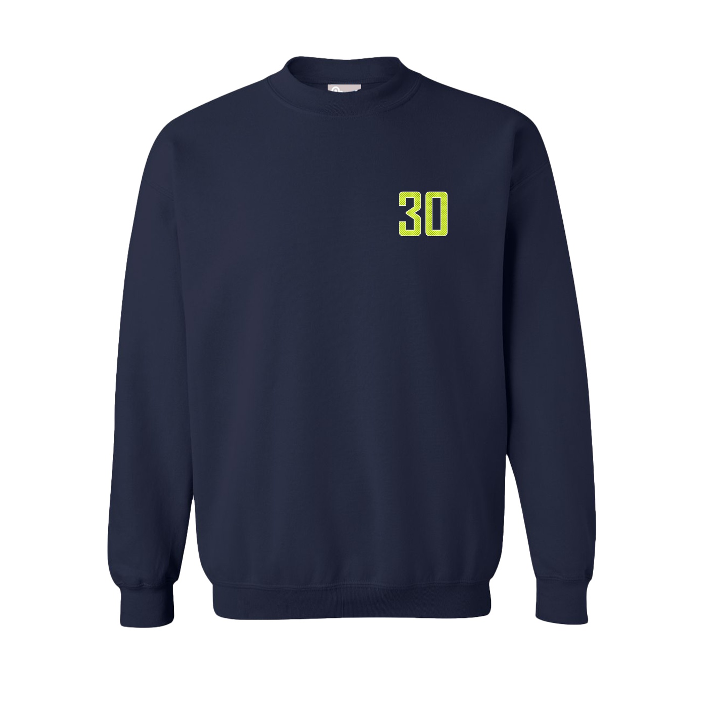 Fleece Crew — Front Shirsy in Navy