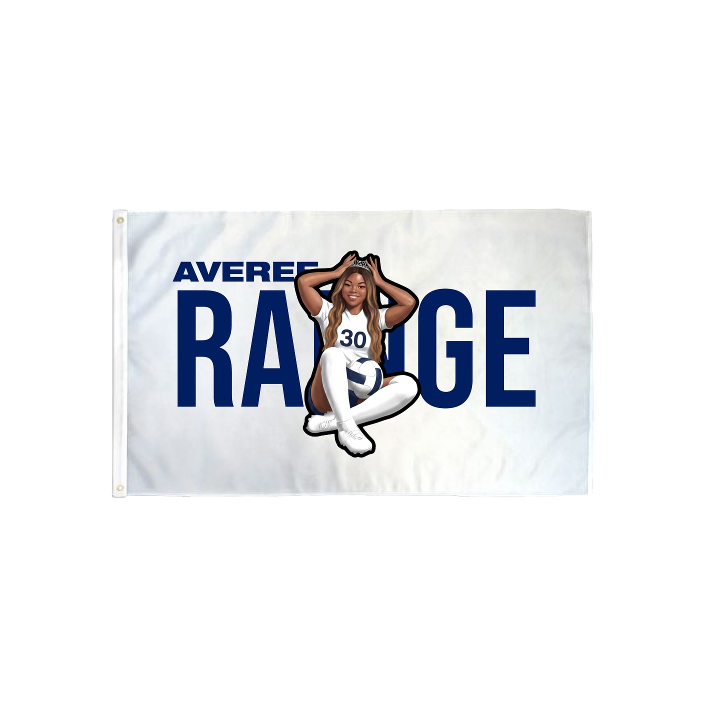 3x5 Flag — Player Name in Classic