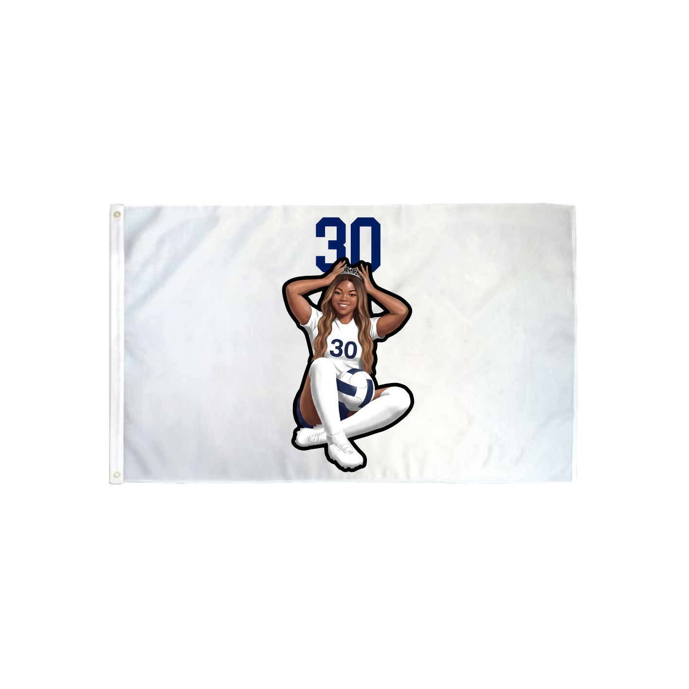 3x5 Flag — Number Top in Classic