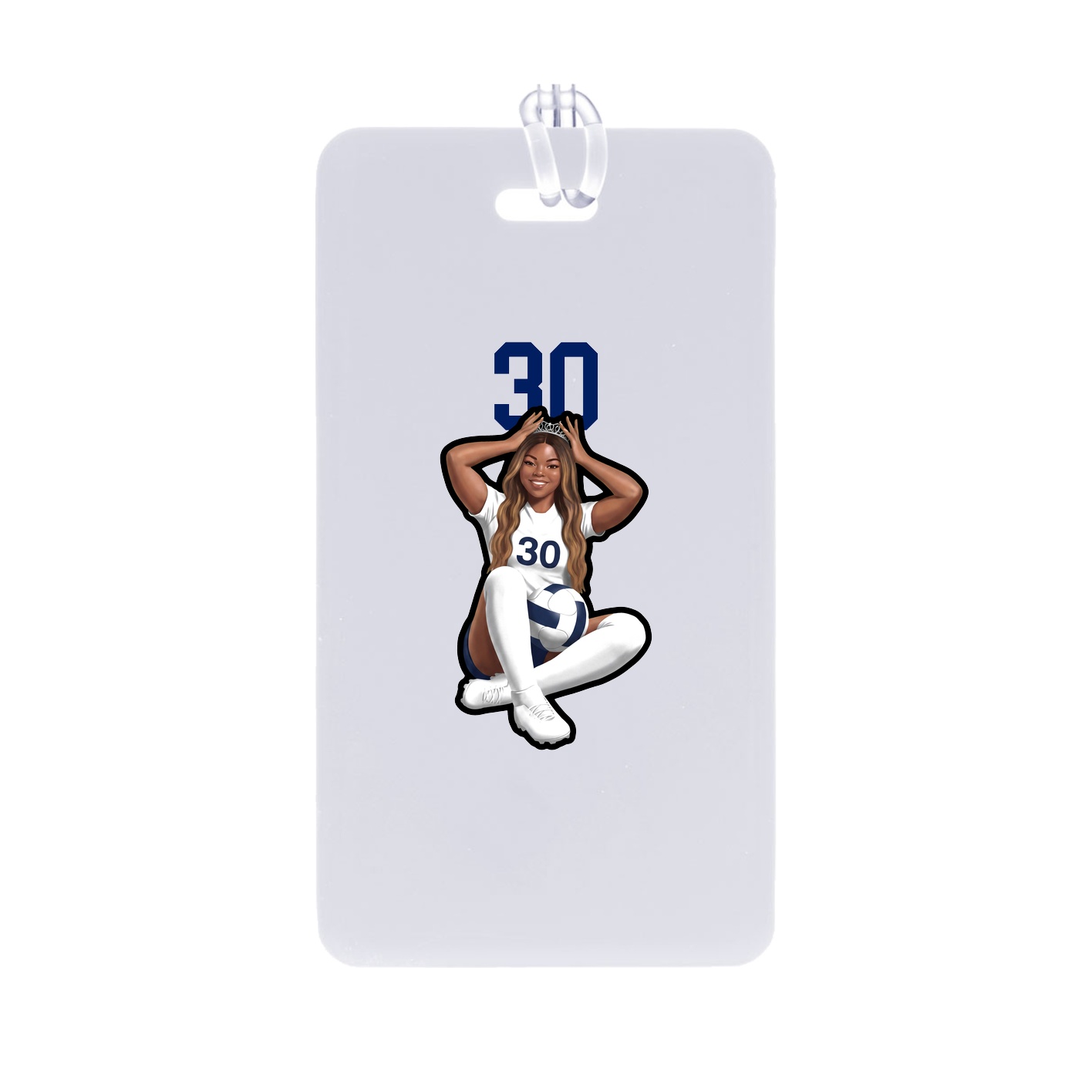 Bag Tag — Number Top in Classic