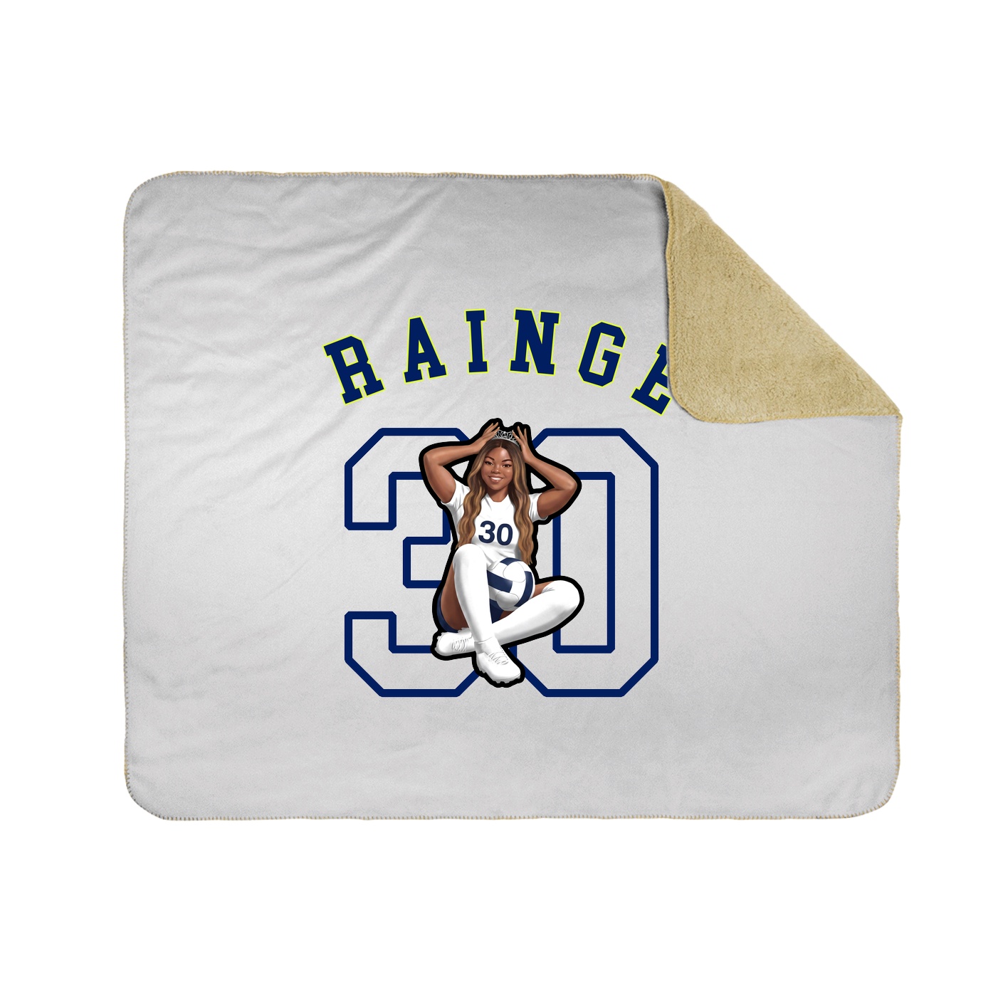 Throw Blanket — Shirsey Arch in White