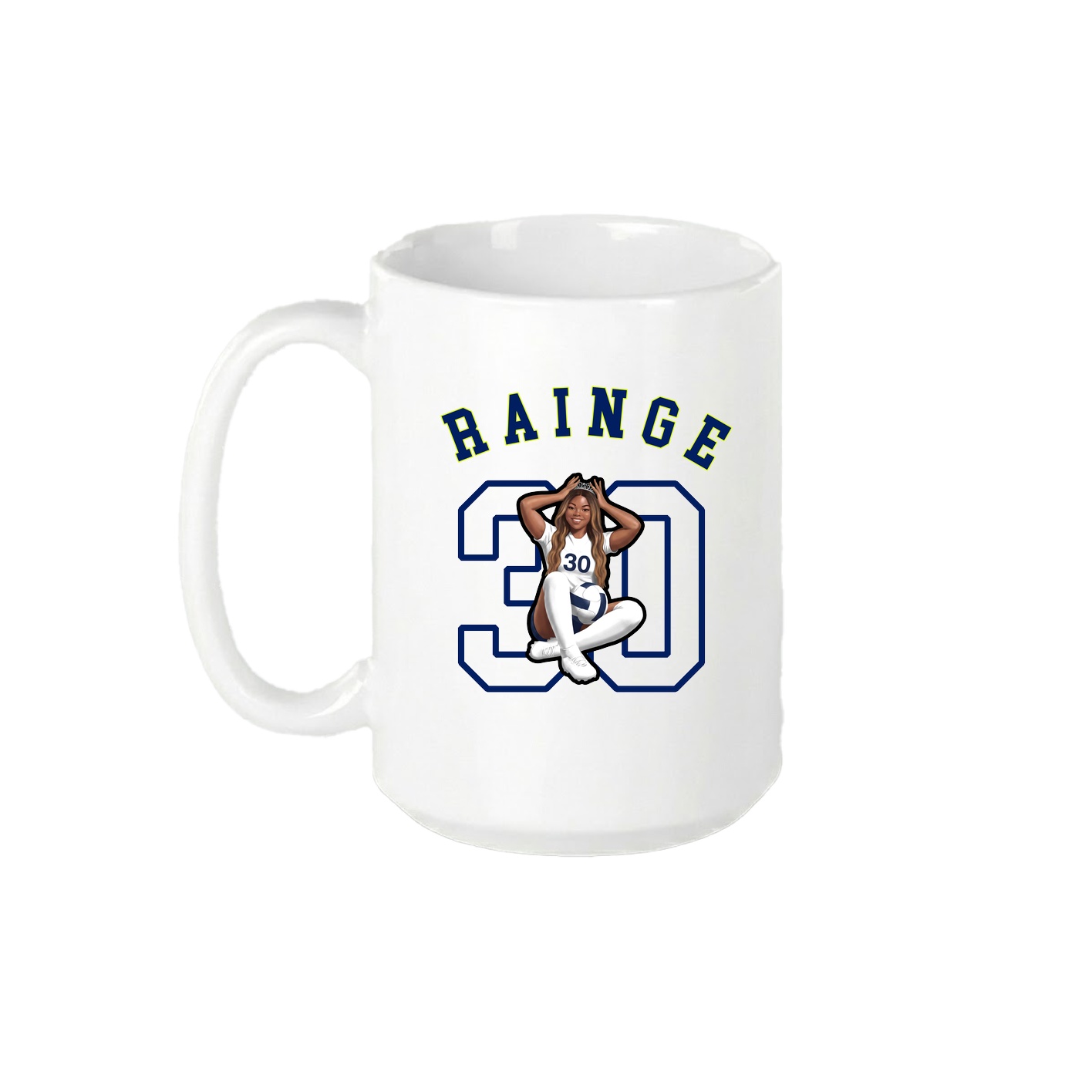 15oz Coffee Mug — Shirsey Arch in White