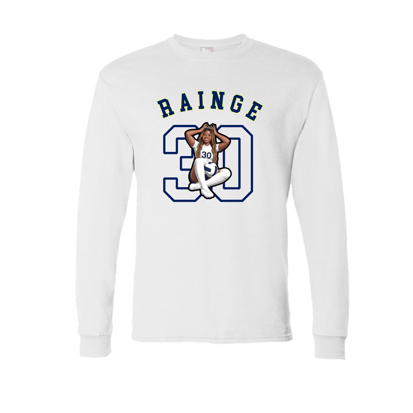 Long Sleeve Tee — Shirsey Arch in White